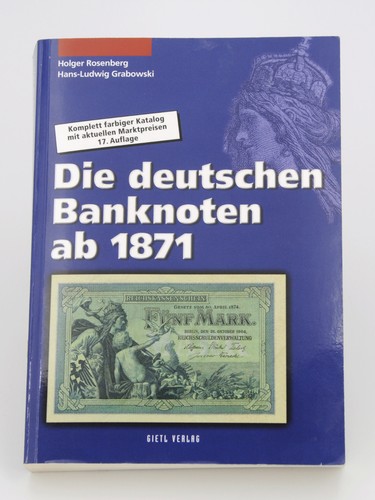 The german banknotes from - german, 1871