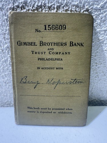 1928 gimbel brothers bank - gimbel,